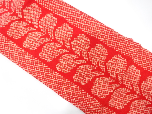 JAPANESE KIMONO / ANTIQUE NAGOYA OBI / SILK / ALL SHIBORI / DOKKOFUJI PATTERN